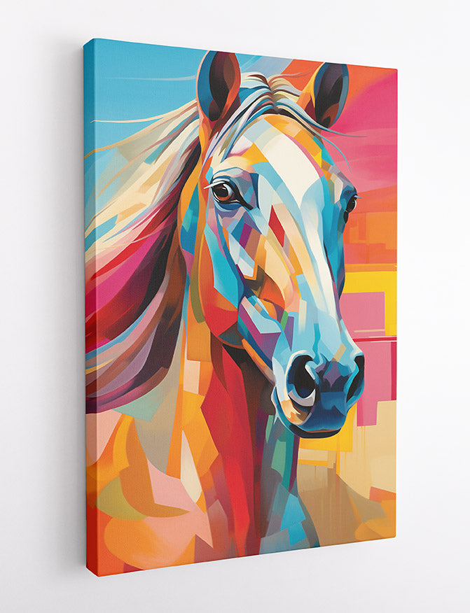 T515 Horse Canvas Art Prints, T-Shirts, Posters, and Mugs, Cushion Cover Expressive Collection