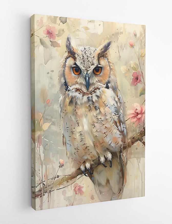 T774 OWL Canvas Art Prints, T-Shirts, Posters, and Mugs, Cushion Cover