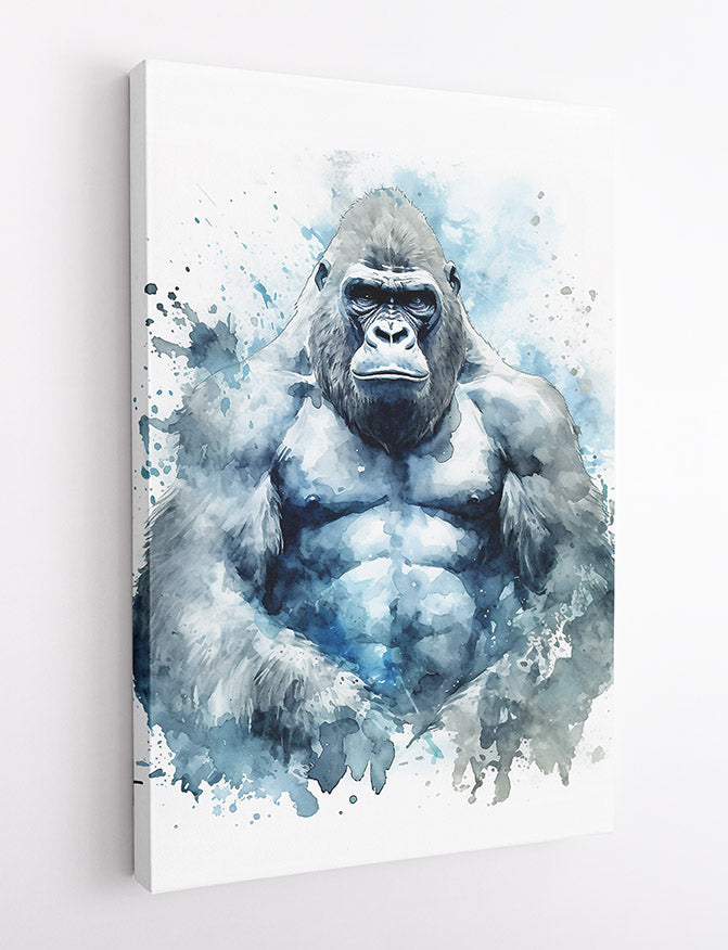 T550 Gorilla Canvas Art Prints, T-Shirts, Posters, and Mugs, Cushion Cover Expressive Collection