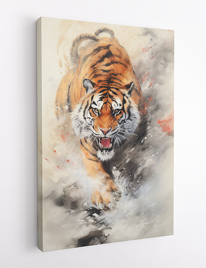 T610 Tiger Canvas Art Prints, T-Shirts, Posters, and Mugs, Cushion Cover