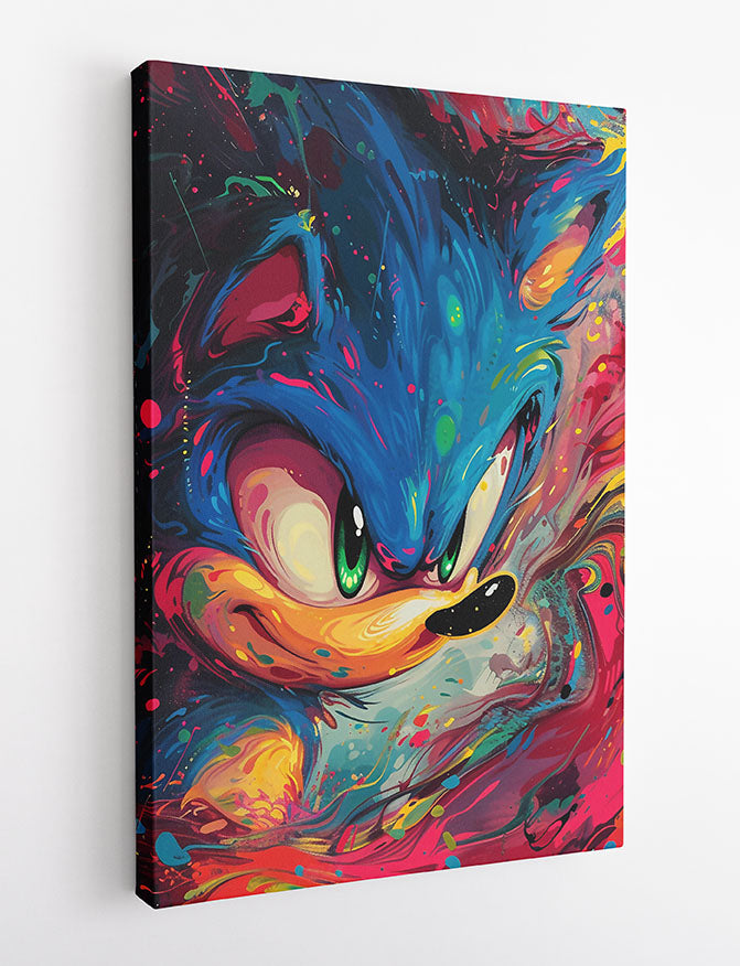 T895 Sonic the Hedgehog Canvas Art Prints, T-Shirts, Posters, and Mugs, Cushion Cover