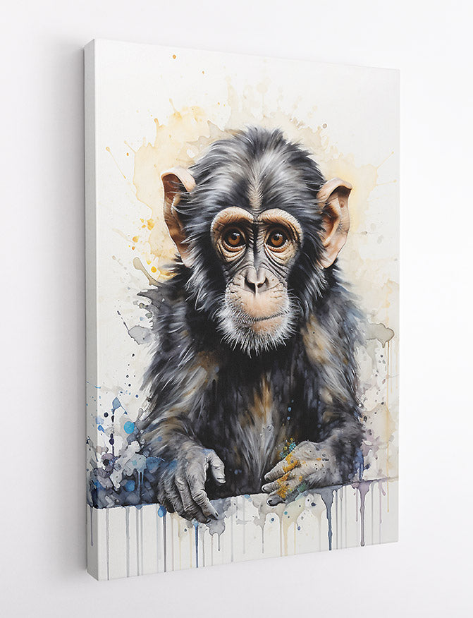 T536 Monkey Canvas Art Prints, T-Shirts, Posters, and Mugs, Cushion Cover Expressive Collection