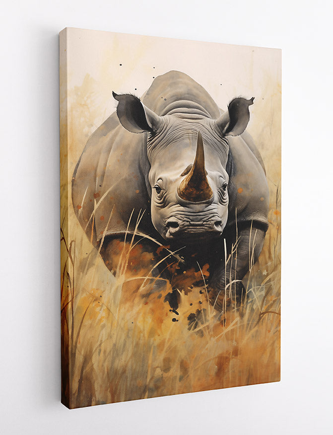 T731 HIPPO Canvas Art Prints, T-Shirts, Posters, and Mugs, Cushion Cover