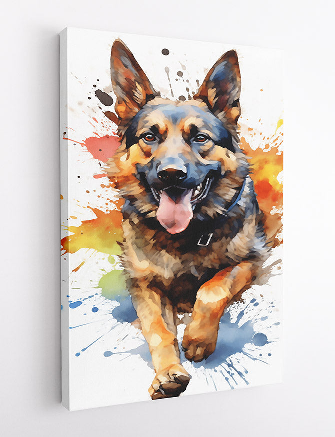 T717 Dog Canvas Art Prints, T-Shirts, Posters, and Mugs, Cushion Cover