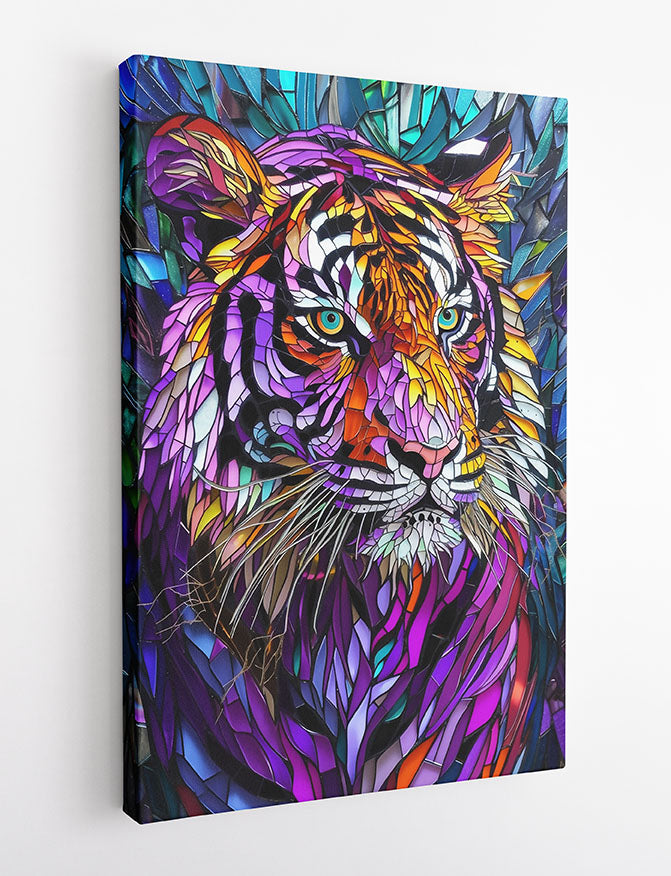 T763 TIGER Canvas Art Prints, T-Shirts, Posters, and Mugs, Cushion Cover