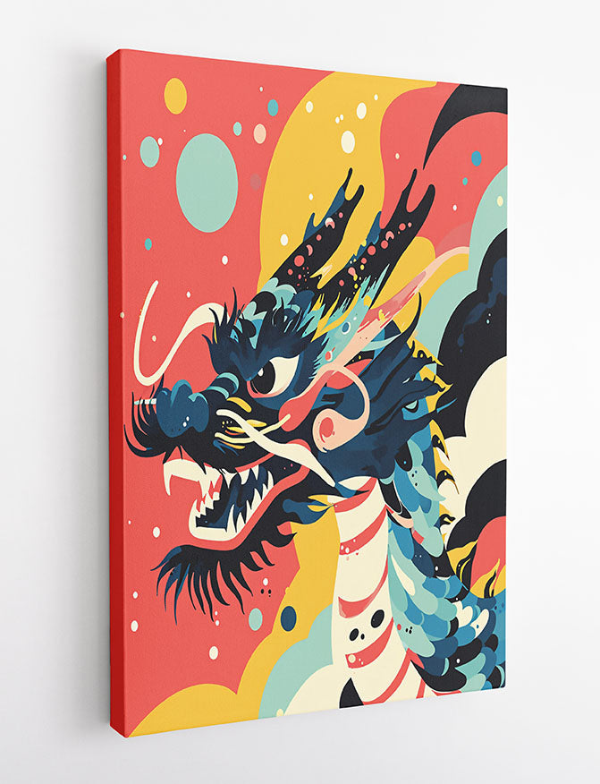 T757 Dragon Canvas Art Prints, T-Shirts, Posters, and Mugs, Cushion Cover