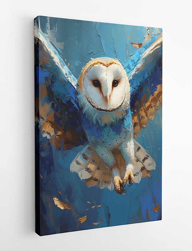 T839 Owl Canvas Art Prints, T-Shirts, Posters, and Mugs, Cushion Cover