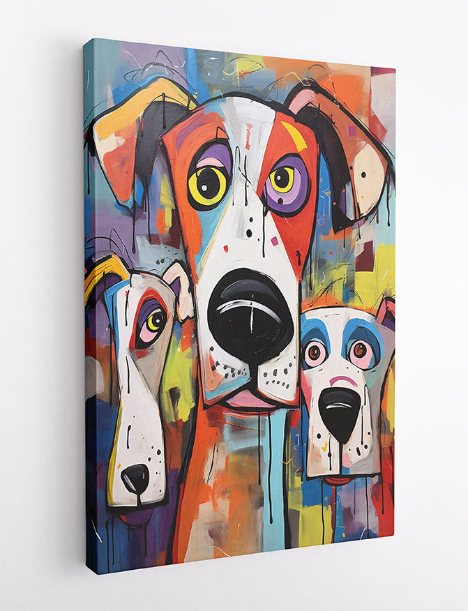 T555 Dog Canvas Art Prints, T-Shirts, Posters, and Mugs, Cushion Cover Expressive Collection