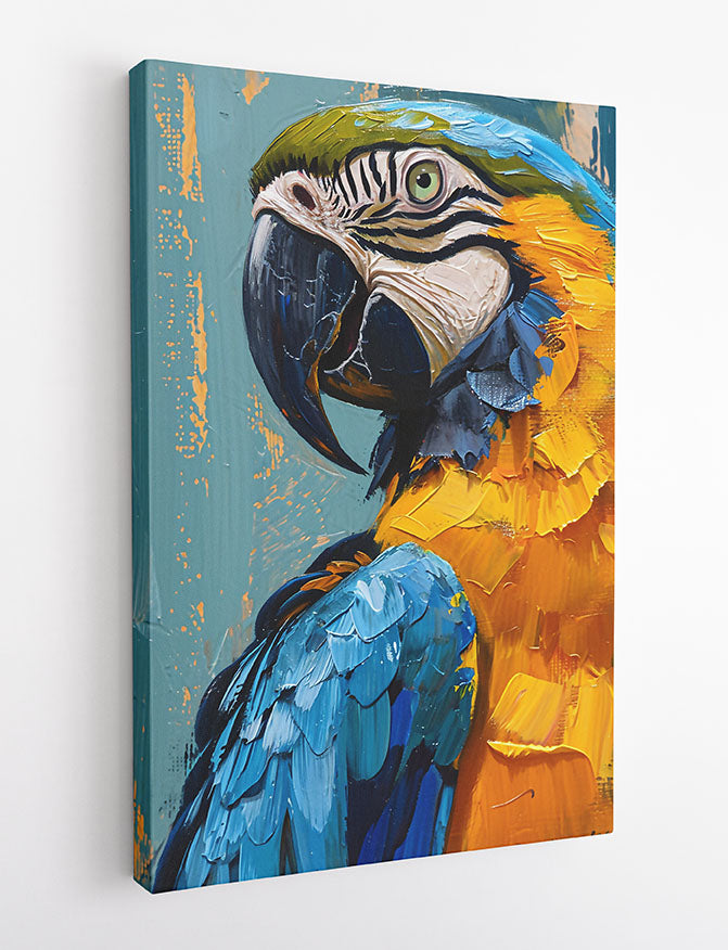 T840 Parrots Canvas Art Prints, T-Shirts, Posters, and Mugs, Cushion Cover