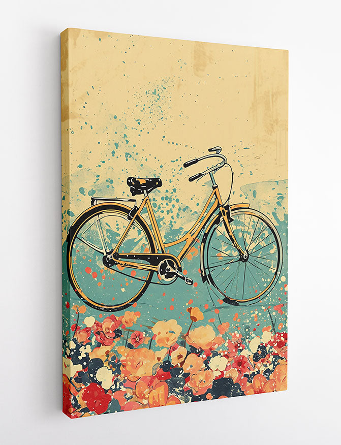 T855 Bike Canvas Art Prints, T-Shirts, Posters, and Mugs, Cushion Cover