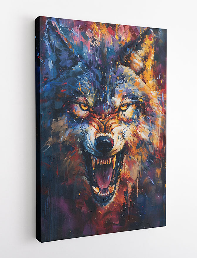 T892 Wolf Canvas Art Prints, T-Shirts, Posters, and Mugs, Cushion Cover