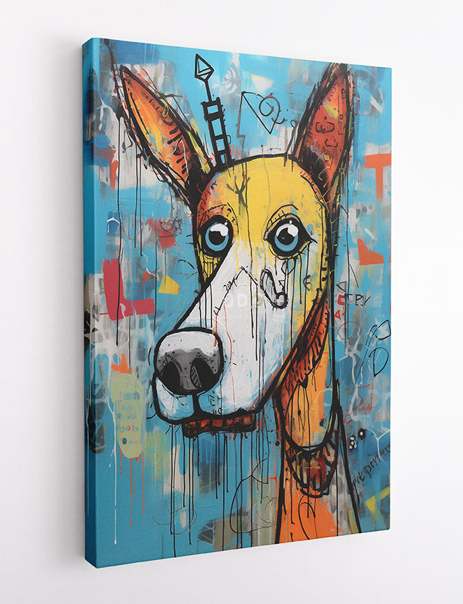 T556 Dog Canvas Art Prints, T-Shirts, Posters, and Mugs, Cushion Cover Expressive Collection