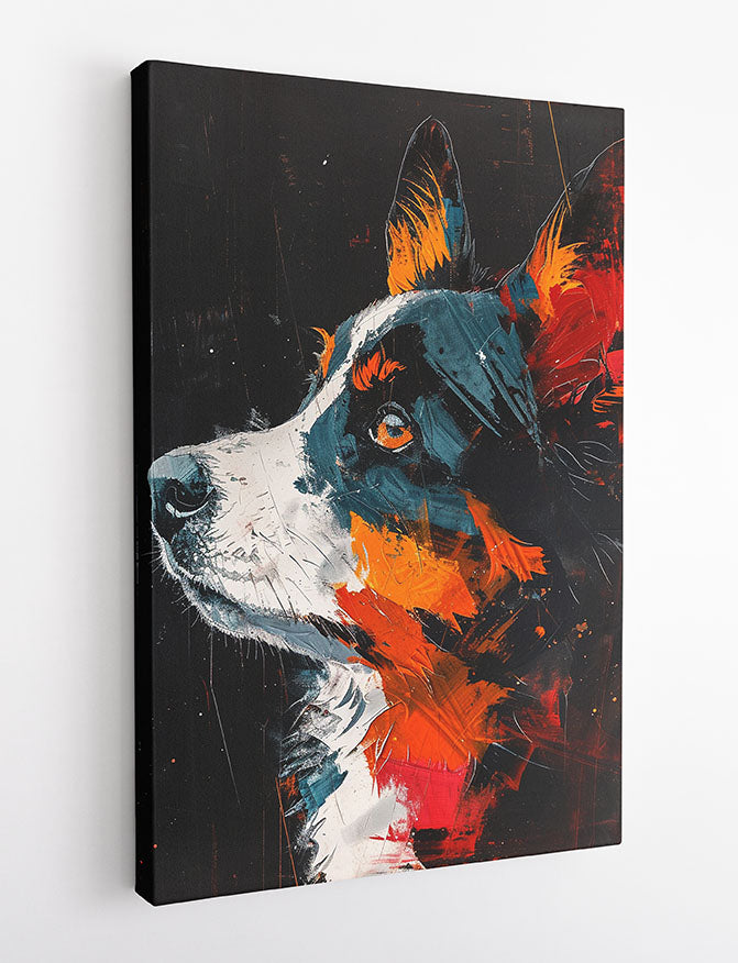 T976 Dog Canvas Art Prints, T-Shirts, Posters, and Mugs, Cushion Cover