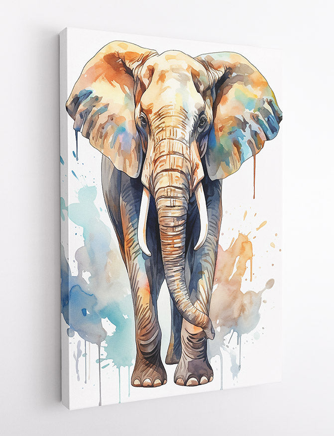 T542 Elephants Canvas Art Prints, T-Shirts, Posters, and Mugs, Cushion Cover Expressive Collection