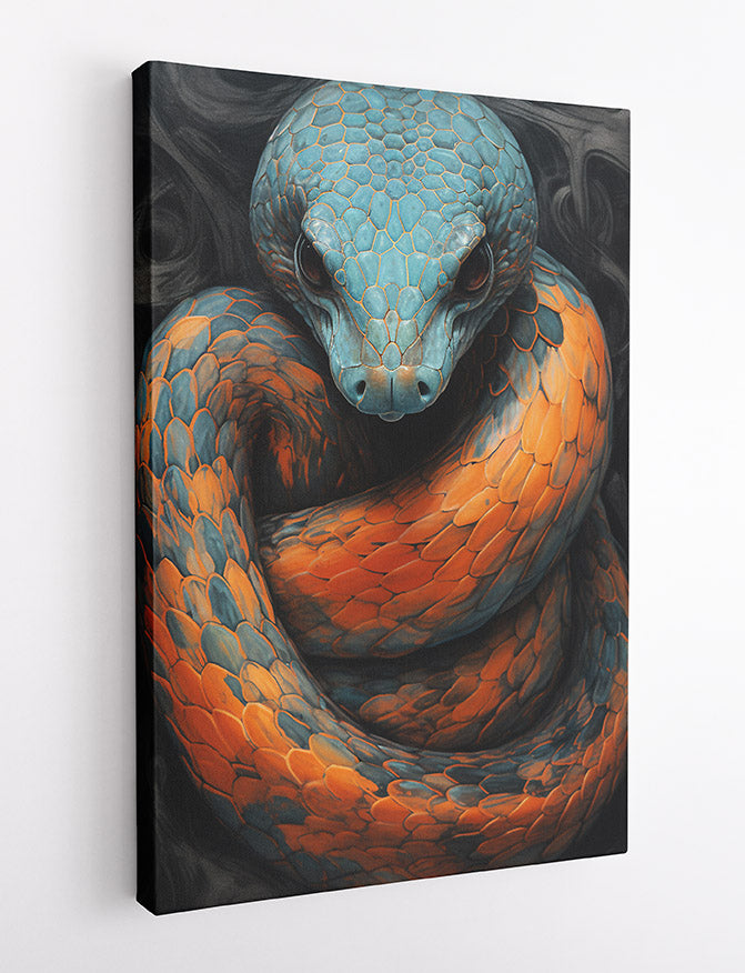 T587 Snake Canvas Art Prints, T-Shirts, Posters, and Mugs, Cushion Cover