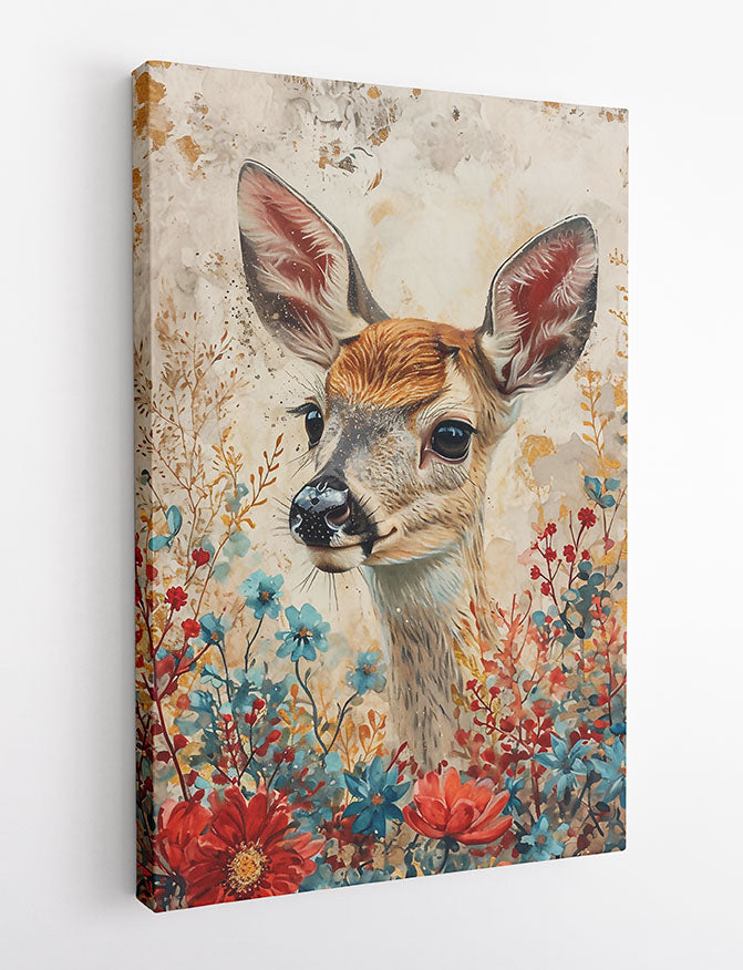 T797 Deer Canvas Art Prints, T-Shirts, Posters, and Mugs, Cushion Cover