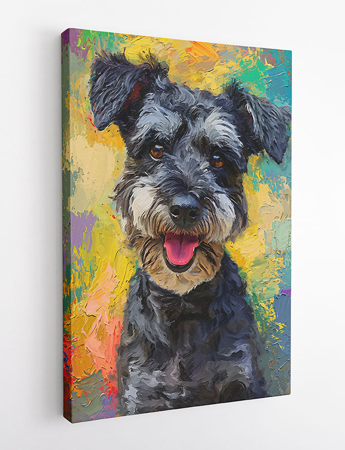 T842 Dog Canvas Art Prints, T-Shirts, Posters, and Mugs, Cushion Cover