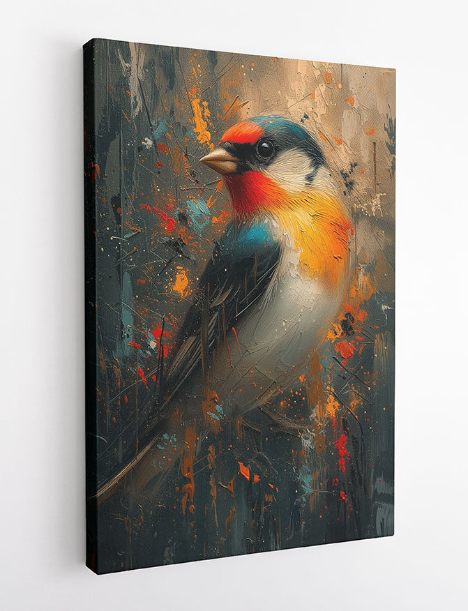 T977 Bird Canvas Art Prints, T-Shirts, Posters, and Mugs, Cushion Cover