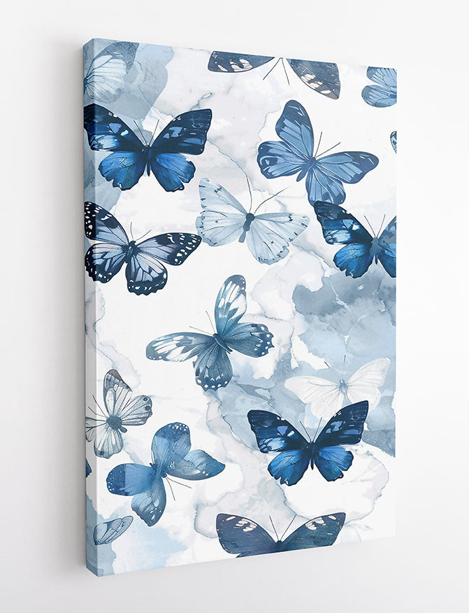 T783 Butterfly Canvas Art Prints, T-Shirts, Posters, and Mugs, Cushion Cover