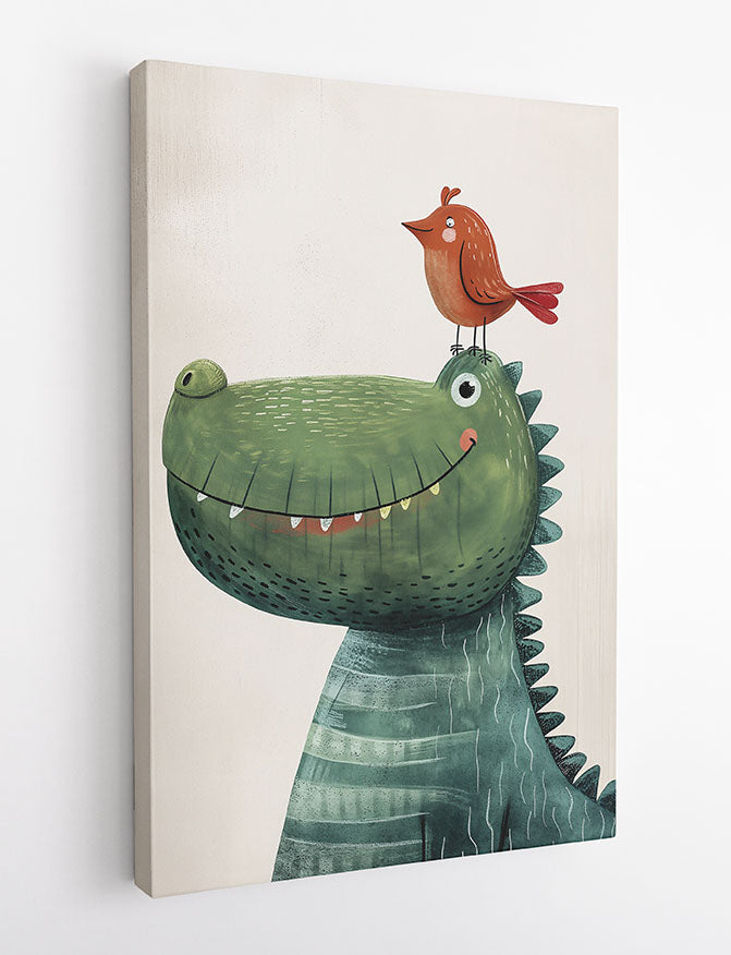 T771 Dinosaur Canvas Art Prints, T-Shirts, Posters, and Mugs, Cushion Cover