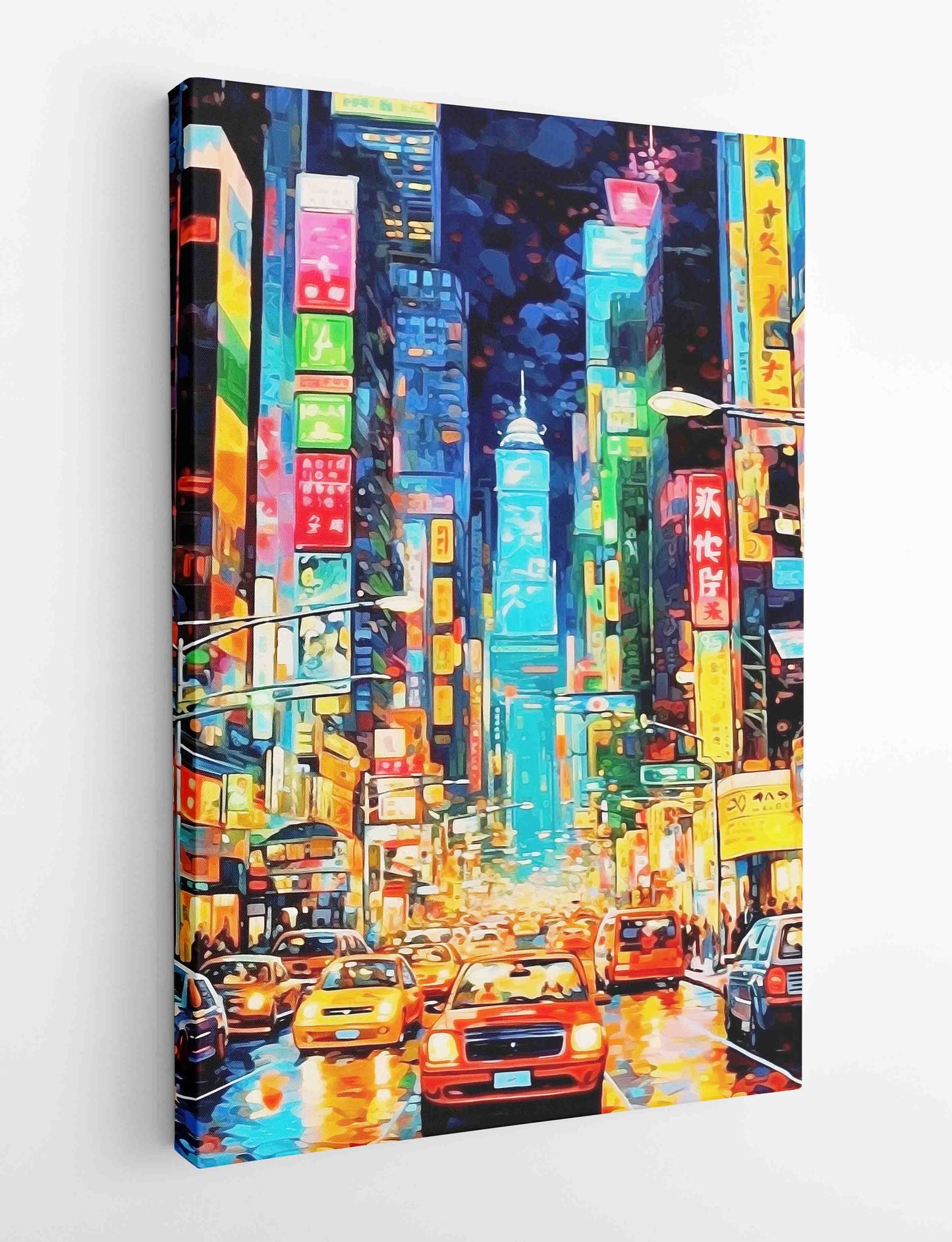 T404 City In The Night Canvas Art Prints, T-Shirts, Posters, and Mugs, Cushion Cover Expressive Collection