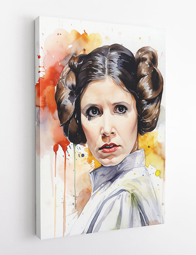 P320 Princess Leia Canvas Art Prints, T-Shirts, Posters, and Mugs, Cushion Cover