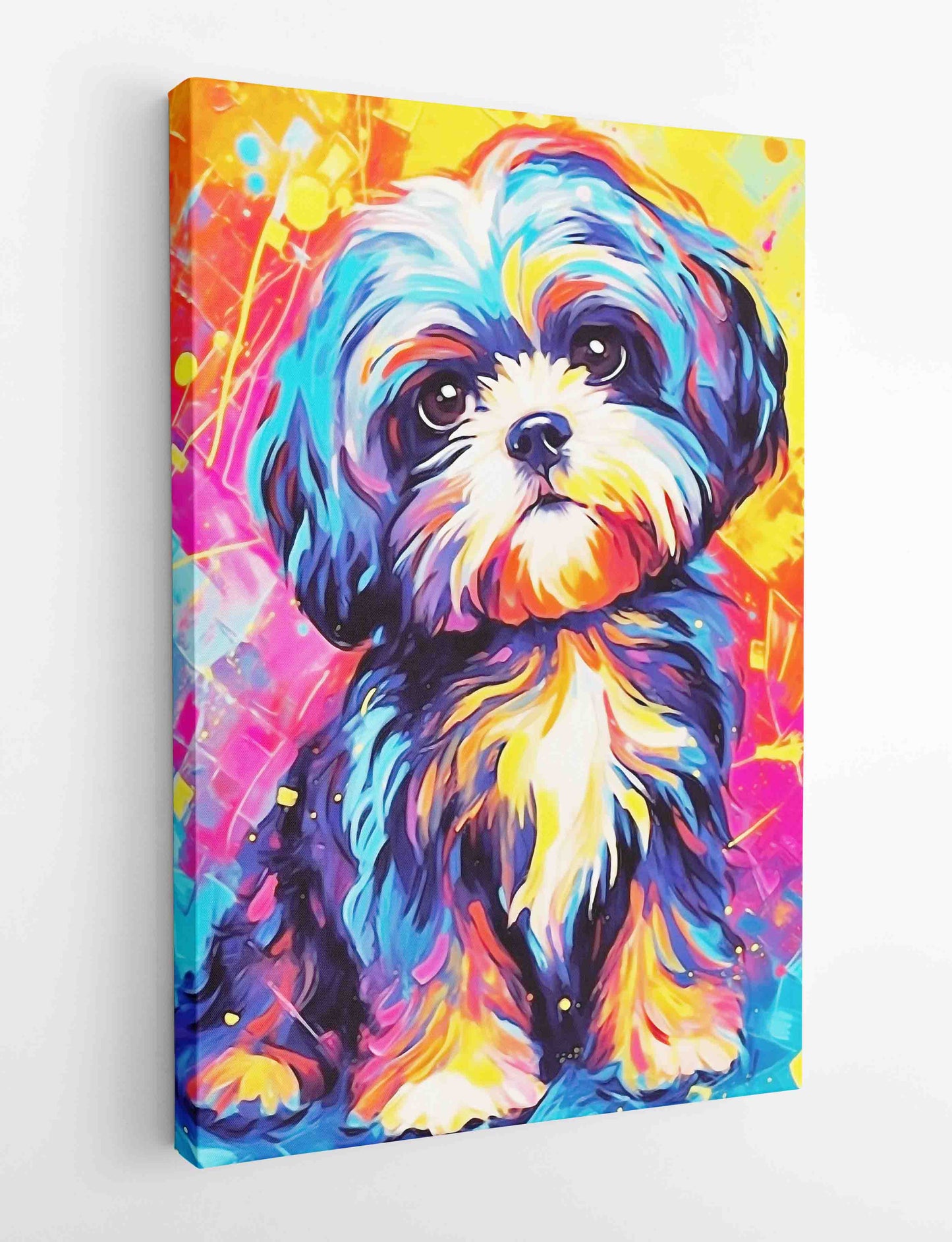 T427 Dog Canvas Art Prints, T-Shirts, Posters, and Mugs, Cushion Cover Expressive Collection