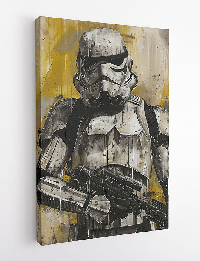 P348 Stormtrooper Canvas Art Prints, T-Shirts, Posters, and Mugs, Cushion Cover