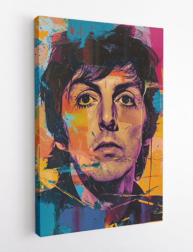 P360 Paul McCartney Canvas Art Prints, T-Shirts, Posters, and Mugs, Cushion Cover