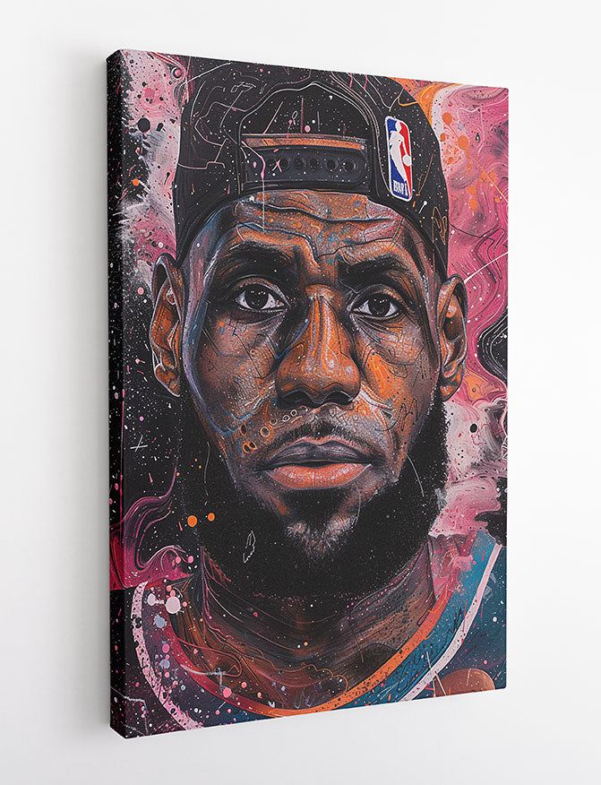 P362 LeBron James Canvas Art Prints, T-Shirts, Posters, and Mugs, Cushion Cover