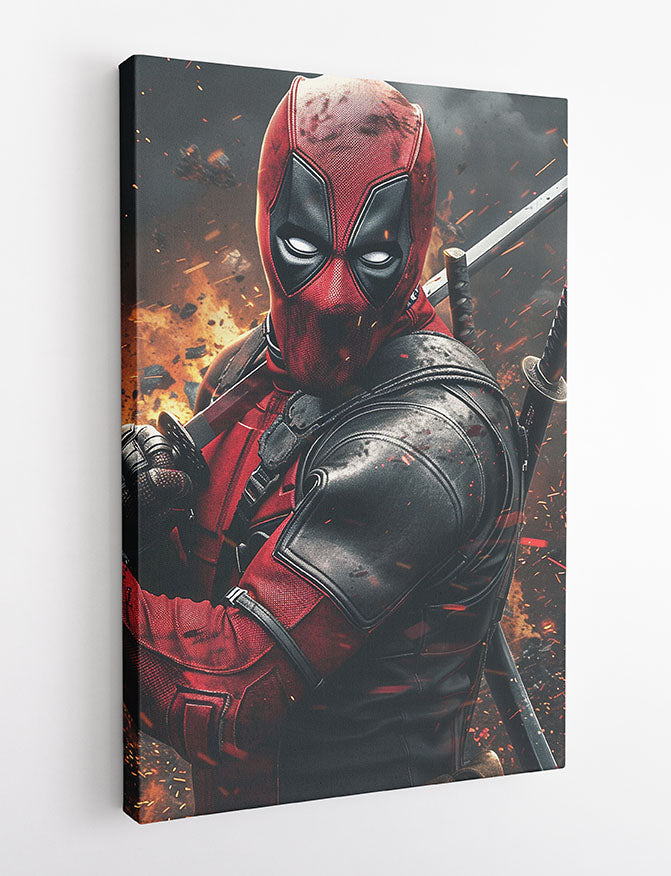 P366 Deadpool Canvas Art Prints, T-Shirts, Posters, and Mugs, Cushion Cover