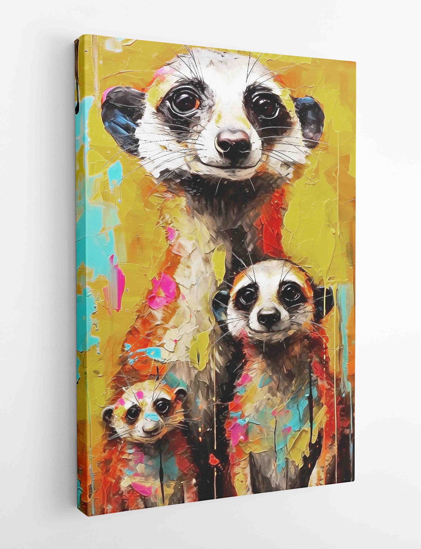 T491 Meerkat Canvas Art Prints, T-Shirts, Posters, and Mugs, Cushion Cover Expressive Collection