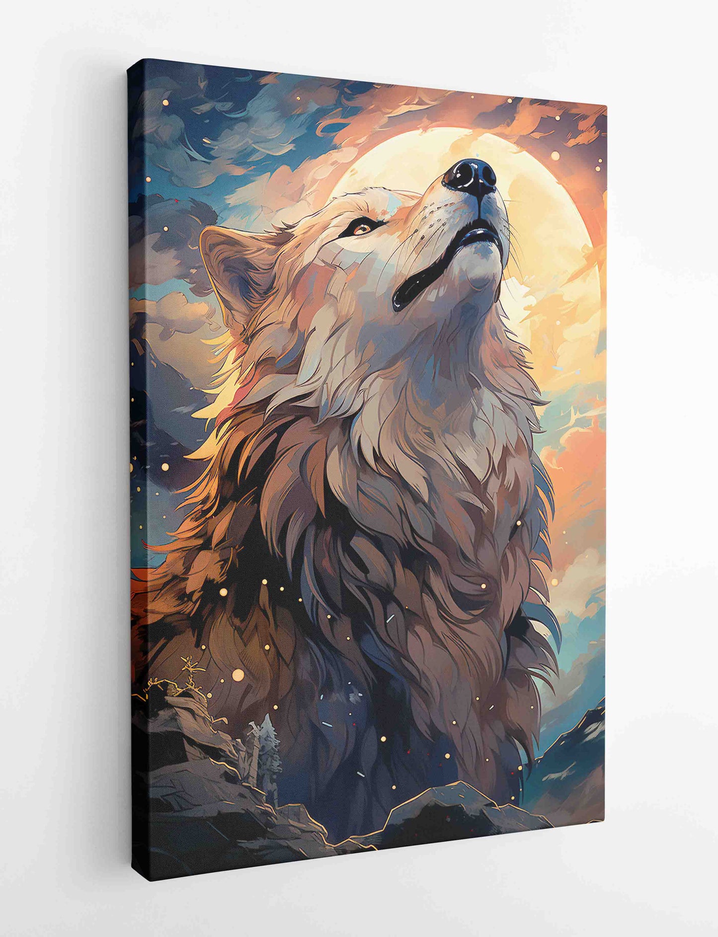 T493 Wolf Canvas Art Prints, T-Shirts, Posters, and Mugs, Cushion Cover Expressive Collection