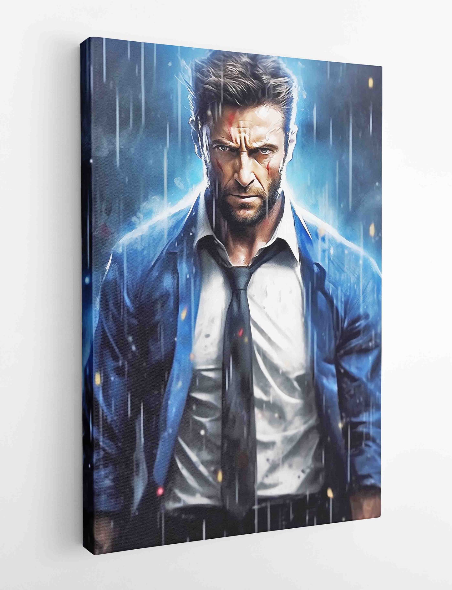 P310 Hugh Jackman Canvas Art Prints, T-Shirts, Posters, and Mugs, Cushion Cover Expressive Collection