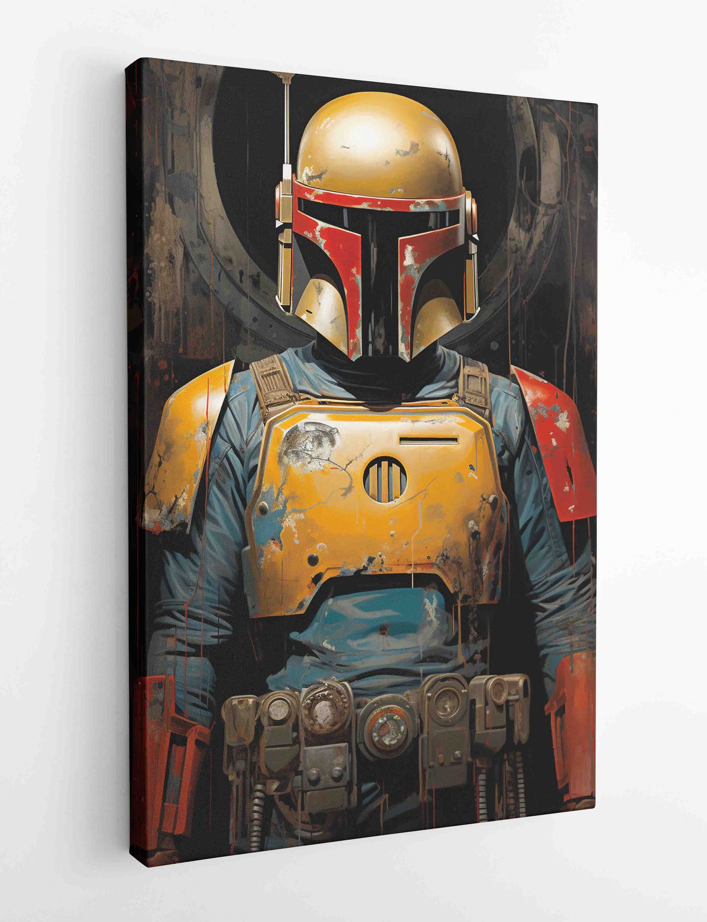 P303 Mandalorian Canvas Art Prints, T-Shirts, Posters, and Mugs, Cushion Cover Expressive Collection