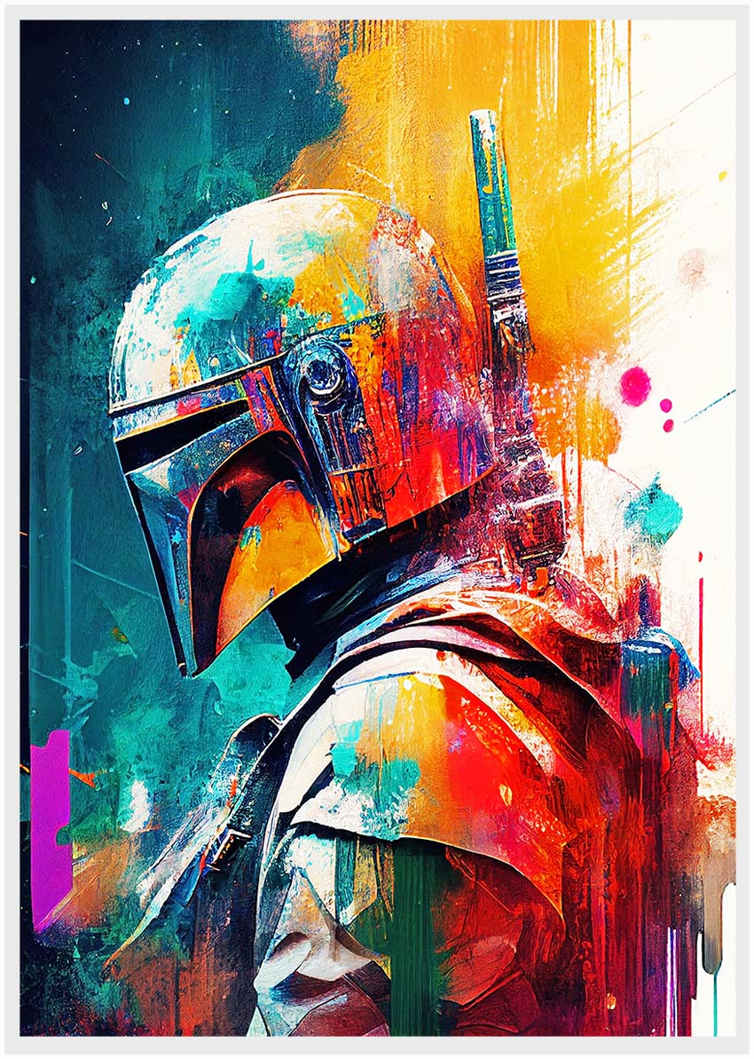 P131 Mandalorian Canvas Art Prints, T-Shirts, Posters, and Mugs, Cushion Cover Expressive Collection