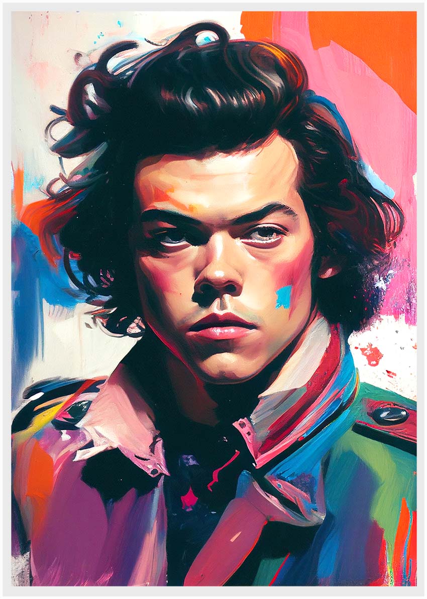 P181 Harry Styles Canvas Art Prints, T-Shirts, Posters, and Mugs, Cushion Cover Expressive Collection