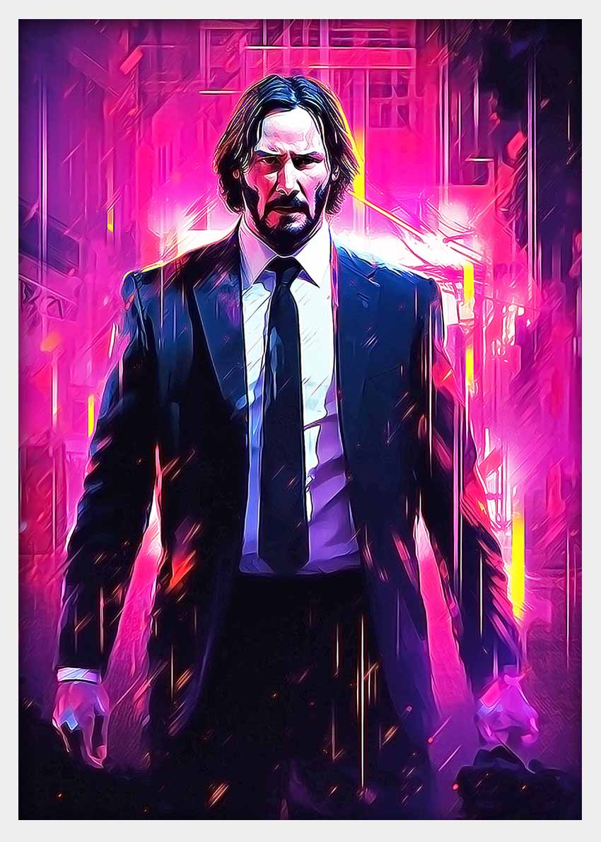 P219 John Wick Canvas Art Prints, T-Shirts, Posters, and Mugs, Cushion Cover Expressive Collection