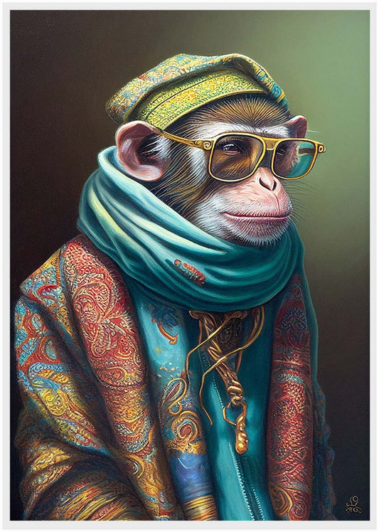 T220 Monkey Canvas Art Prints, T-Shirts, Posters, and Mugs, Cushion Cover Expressive Collection