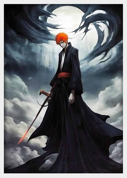 P223 Ichigo Kurosaki Canvas Art Prints, T-Shirts, Posters, and Mugs, Cushion Cover Expressive Collection