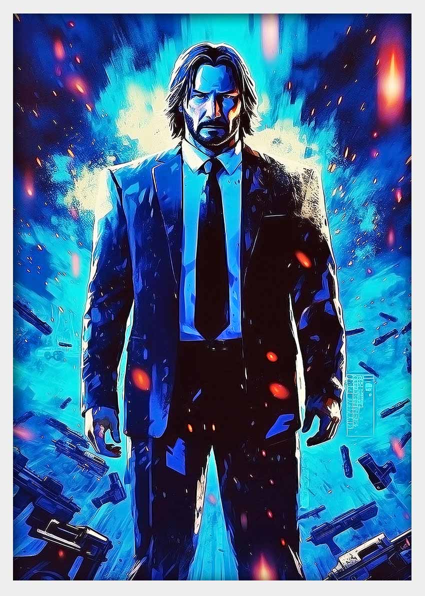 P227 John Wick Canvas Art Prints, T-Shirts, Posters, and Mugs, Cushion Cover Expressive Collection