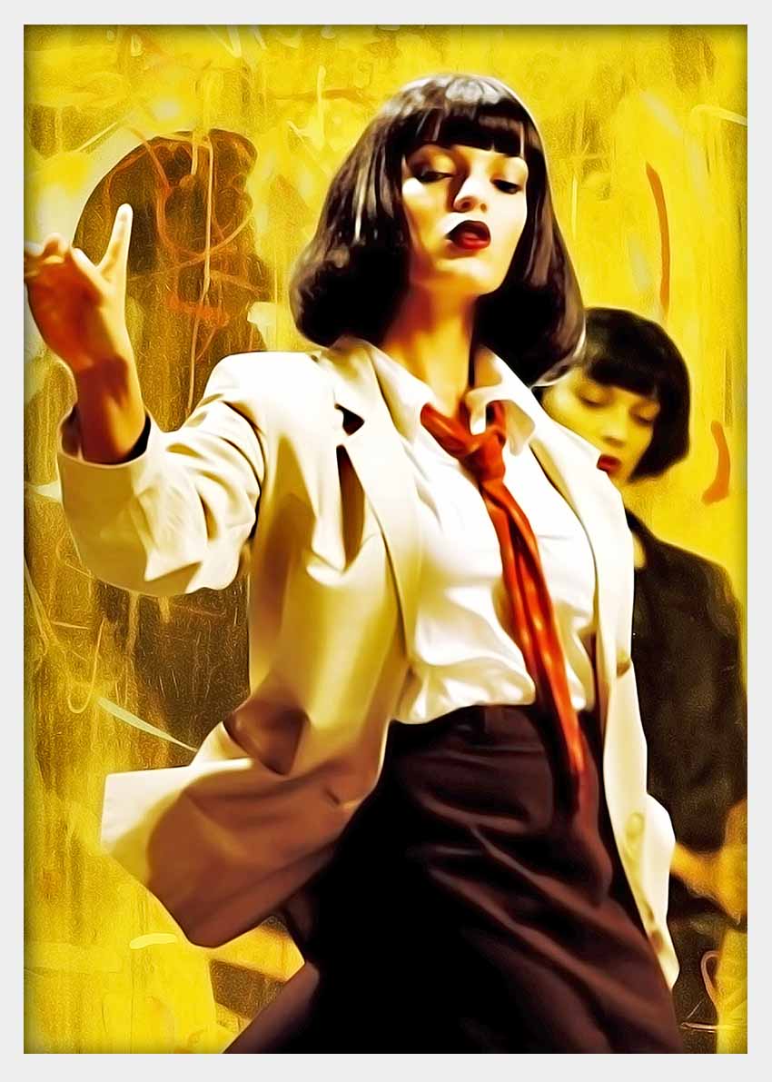 P260 Pulp Fiction Canvas Art Prints, T-Shirts, Posters, and Mugs, Cushion Cover Expressive Collection