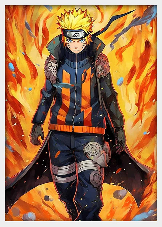 P267 Naruto Uzumaki Canvas Art Prints, T-Shirts, Posters, and Mugs, Cushion Cover Expressive Collection