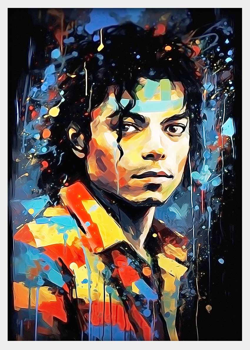 P277 Michael Jackson Canvas Art Prints, T-Shirts, Posters, and Mugs, Cushion Cover Expressive Collection