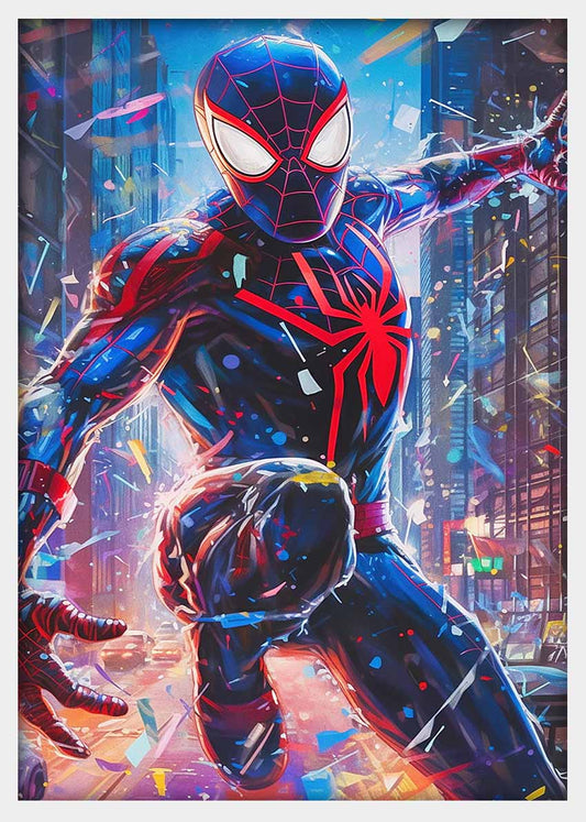 P285 Spider Man Canvas Art Prints, T-Shirts, Posters, and Mugs, Cushion Cover Expressive Collection