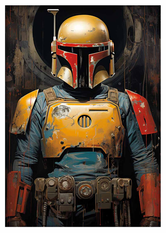 P303 Mandalorian Canvas Art Prints, T-Shirts, Posters, and Mugs, Cushion Cover Expressive Collection