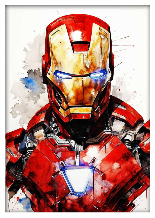 P306 Iron man Canvas Art Prints, T-Shirts, Posters, and Mugs, Cushion Cover Expressive Collection