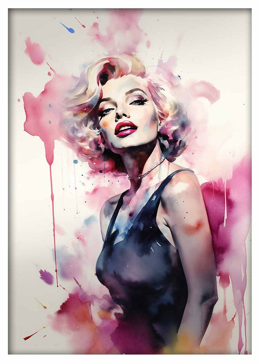 P307 Marilyn Monroe Canvas Art Prints, T-Shirts, Posters, and Mugs, Cushion Cover Expressive Collection