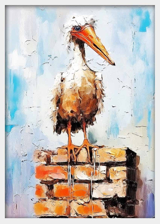 T323 Pelican Canvas Art Prints, T-Shirts, Posters, and Mugs, Cushion Cover Expressive Collection