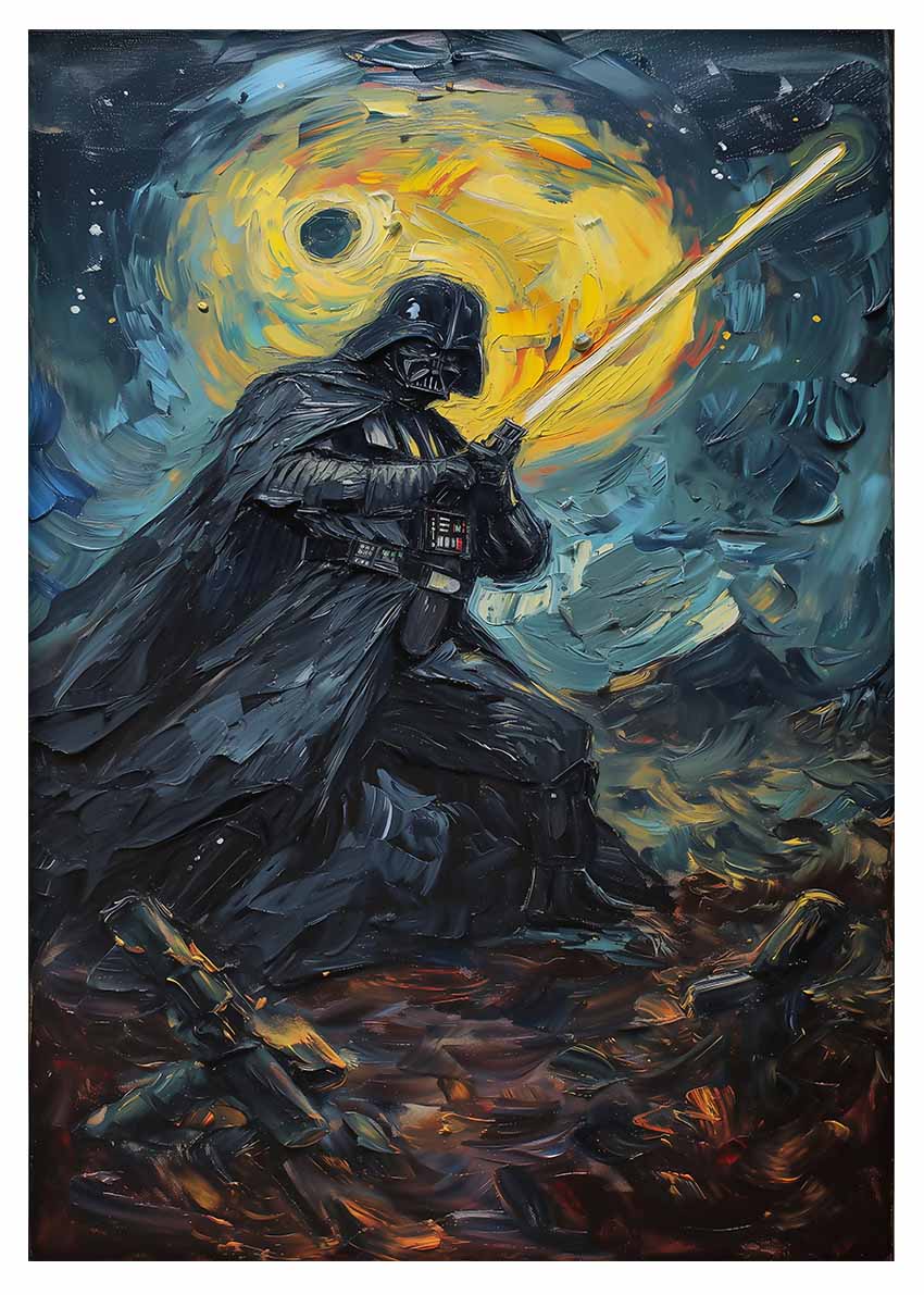 P333 Darth Vader Canvas Art Prints, T-Shirts, Posters, and Mugs, Cushion Cover